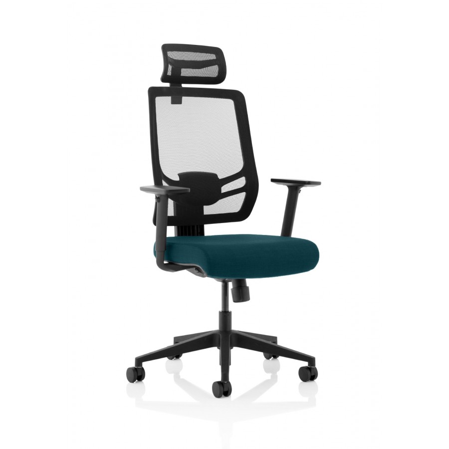 Ergo Bespoke Twist Mesh Back Fabric Seat Office Chair